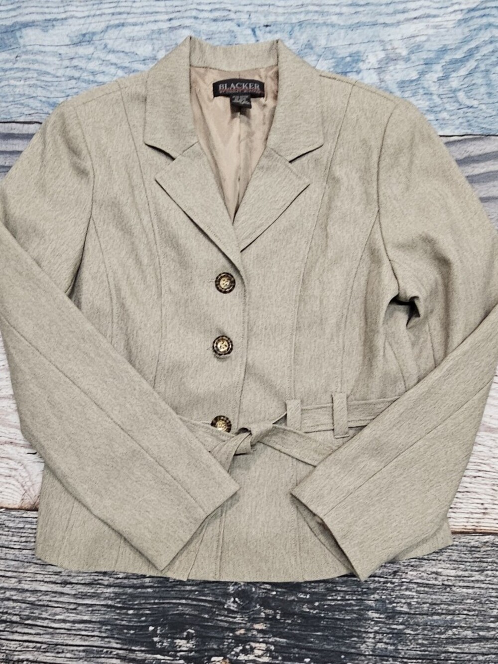 Vintage Blacker By Stanley Blacker  Skirt 2-Piece Suit Set Women's Size 14 - Picture 4 of 11